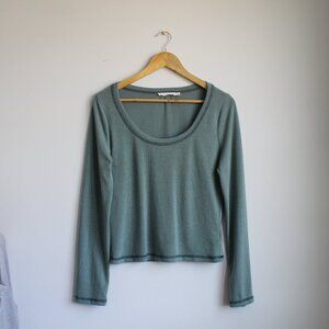 Lush Scoop Neck Long Sleeve Top